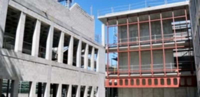 Obras de la segunda fase de construcción del campus./ KAMARERO
