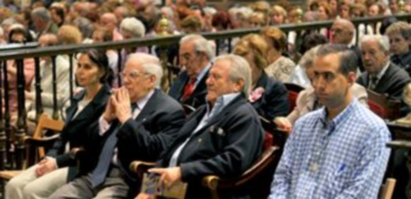 Los segovianos emigrantes centran la fiesta de la Virgen de la Fuencisla 1 Algunos representantes de la ‘Segovia ausente’