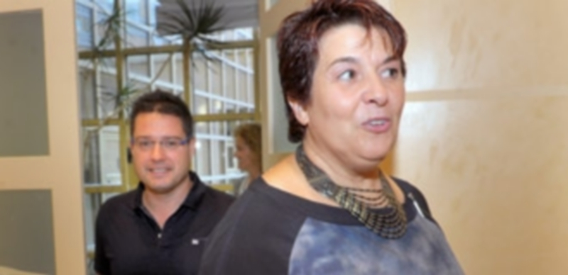 Javier Arranz y Clara Luquero