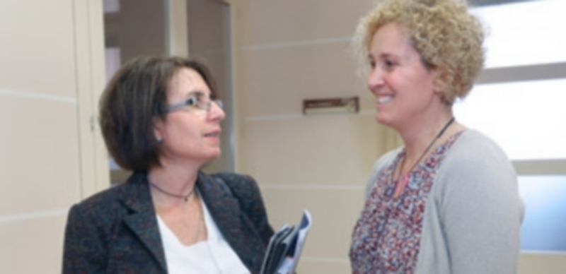 Las concejalas Marta Gutiérrez y Lirio Martín