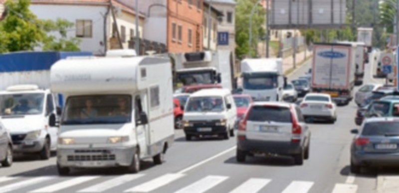 La Travesía de San Rafael es uno de los puntos donde se registrará más intensidad de tráfico durante la campaña de este fin de semana. / Pedro Merino