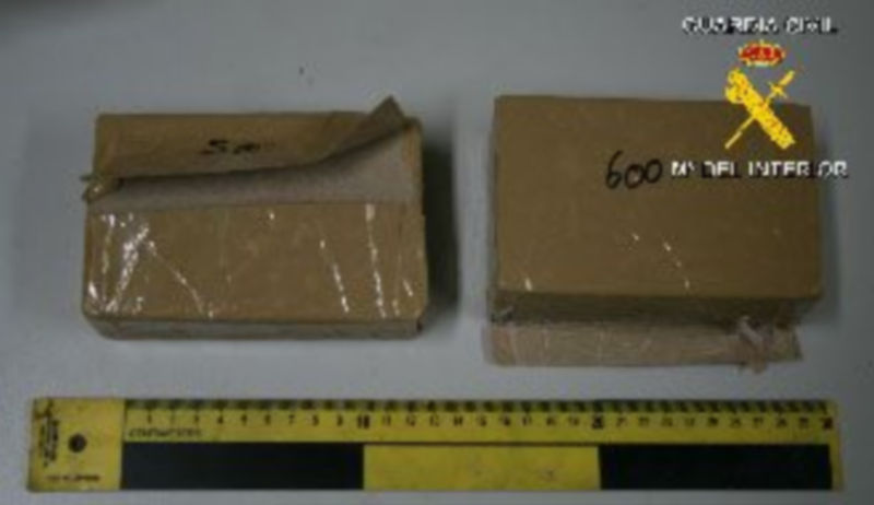 Imagen de la heroína que fue recuperada por la Guardia Civil. / El Adelantado