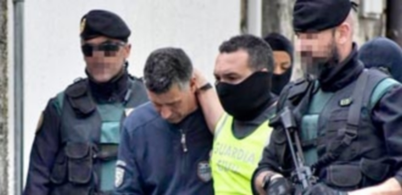 Uno de los presuntos yihadistas detenido en El Espinar en abril. / EFE