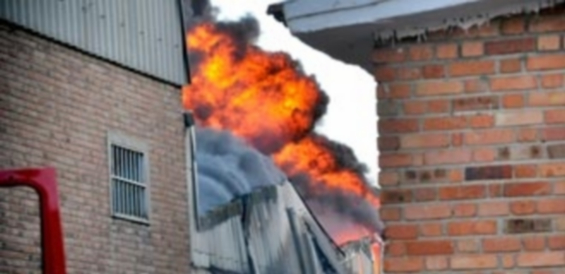 Las llamas eran visibles de una larga distancia. / E. A.