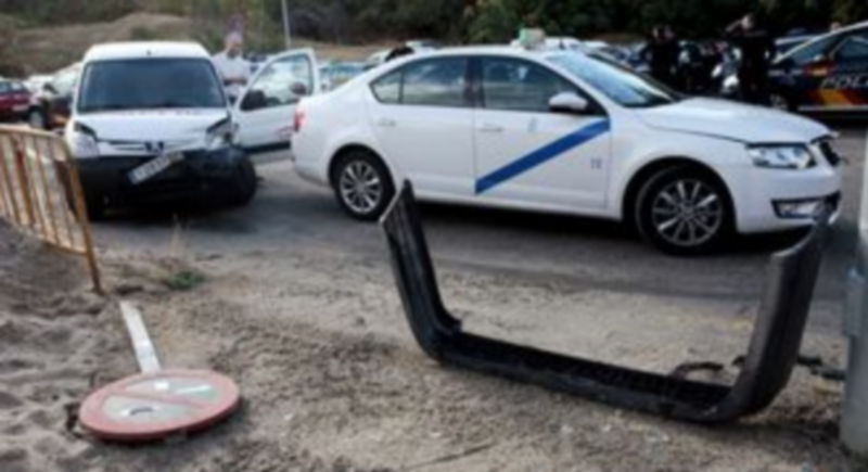 La persecución policial creó monentos de peligro en la capital. / Lara Mazagatos