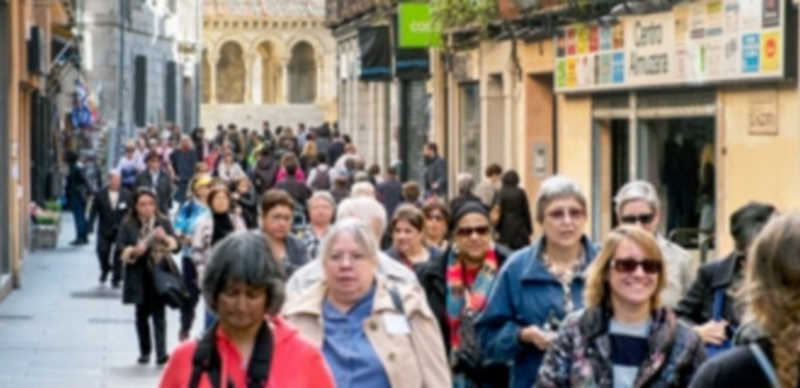 Cientos de turistas aprovecharon el puente para visitar la ciudad de Segovia