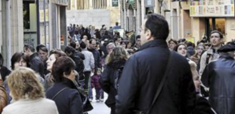 La campaña de Navidad en el sector comercial no se ha traducido en más afiliaciones o contrataciones durante el mes de diciembre. / El Adelantado.
