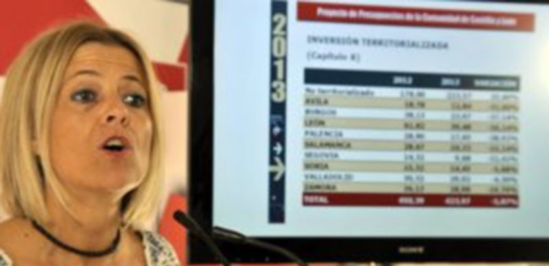 La procuradora regional del PSOE por Segovia
