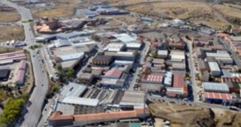 Imagen de archivo de una vista aérea de la zona empresarial del municipio de Segovia. / Juan Martín