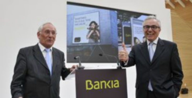 El presidente y el director general de Caja Segovia