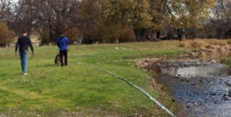 Paraje de Lastras del Pozo donde fue encontrado el cuerpo sin vida de Rosa María de Andrés. / G. Herrero