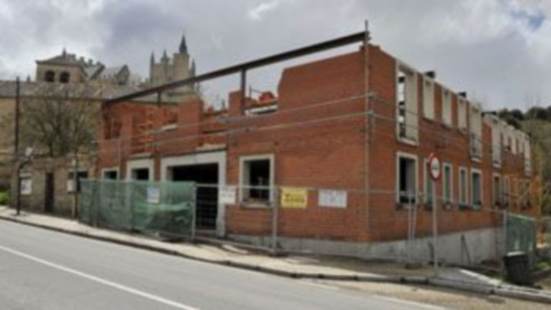 Edificio en construcción que generó la apertura de diligencias