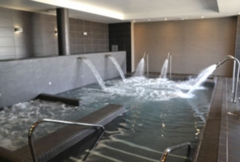 El ‘spa’ del Centro Deportivo Carlos Melero ha sido una mejora ‘a mayores’ propuesta por el grupo Forus. / Juan Martín