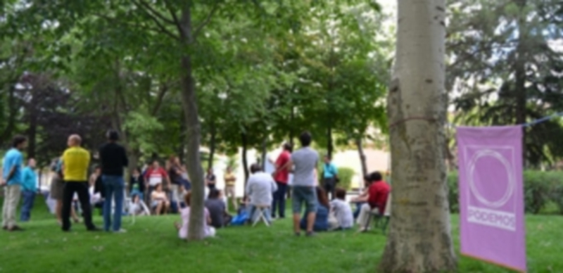 Podemos reúne a medio centenar de personas en una Asamblea Ciudadana 1 Un momento de la Asamblea Ciudadana celebrada./ borja martín