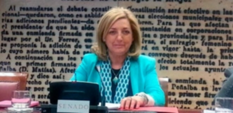 La senadora segoviana Paloma Sanz augura un buen 2016. / El Adelantado