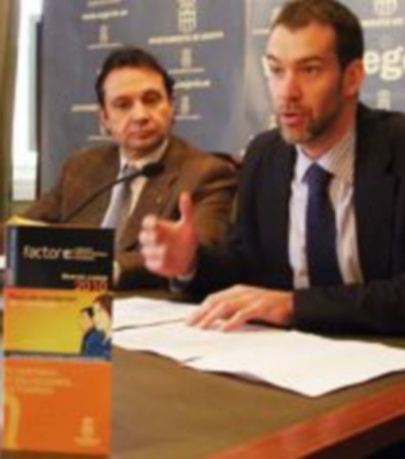 Arahuetes y el concejal de Empleo