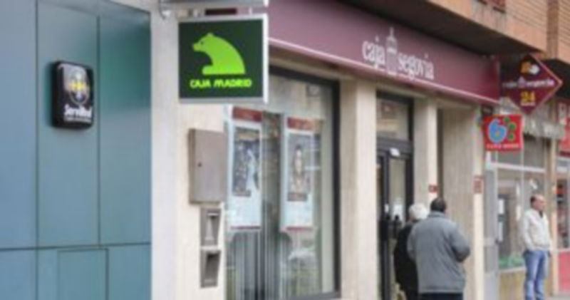 Imagen de una de las oficinas de Caja Segovia