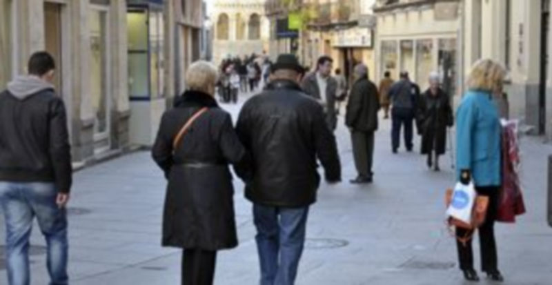 Aspecto de la calle Real en un día medio normal. / Juan Martín