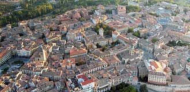 Imagen aérea del casco antiguo