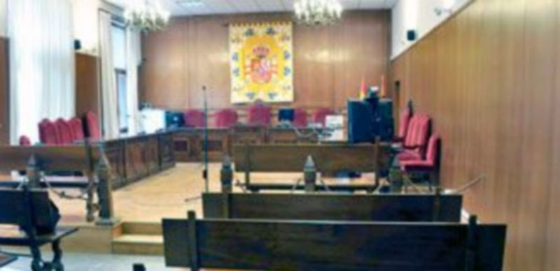 Imagen de archivo de la sala de vistas de la Audiencia Provincial de Segovia