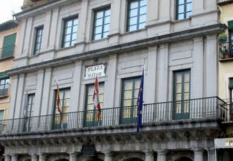 El balcón de la Casa Consistorial