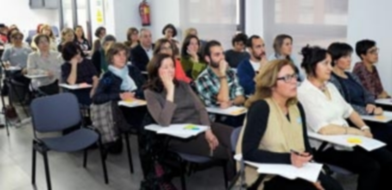 La primera edición de las Jornadas Inter-Ámbitos se celebró ayer en el Colegio de Enfermería de Segovia. / Kamarero