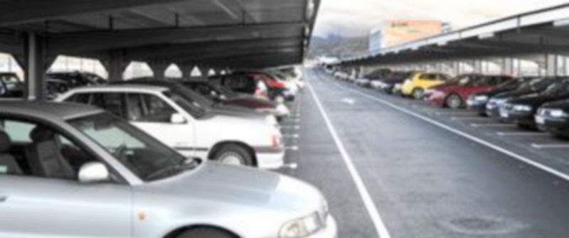 Imagen del nuevo aparcamiento del AVE en la estación Segovia-Guiomar