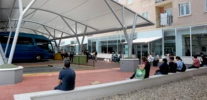 Dársenas de la estación de autobuses de Segovia