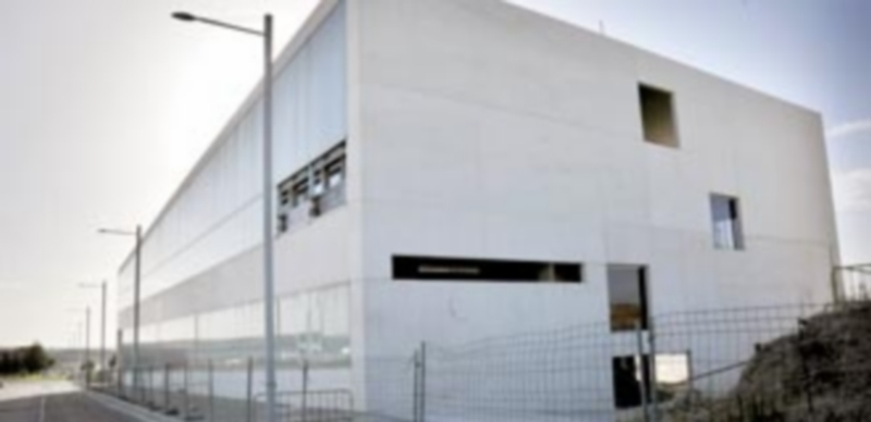 Fachada sur del edificio CIDE del Círculo de las Artes y la Tecnología