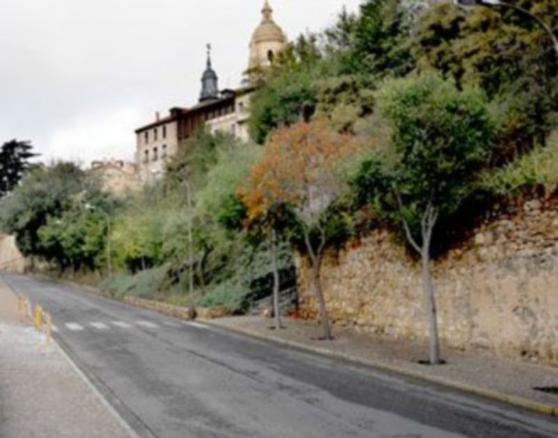 El parking subterráneo ocupará parte de la ladera de Los Tilos./ Kamarero