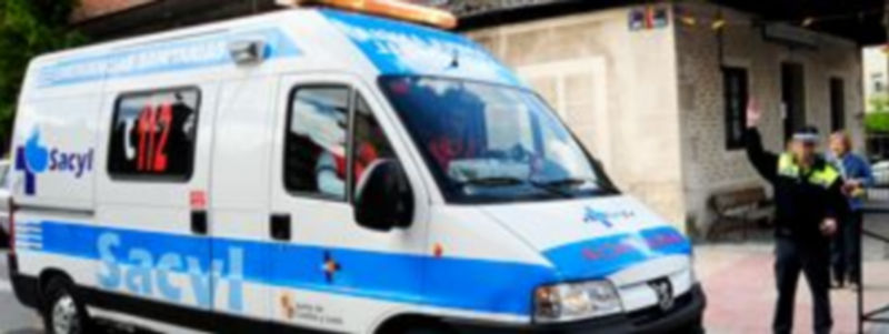 Una ambulancia de los servicios de emergencias de Sacyl