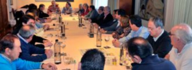 Un momento de la reunión que mantuvo ayer la ejecutiva provincial de Alternativa Segoviana Independiente (ASí). /Kamarero