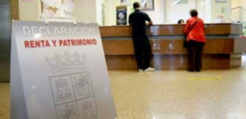 Las distintas oficinas habilitadas por la Junta en Segovia realizaron el año pasado cerca de 5.000 declaraciones. / Kamarero