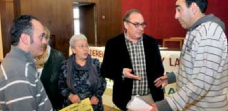 Los portavoces de la Plataforma