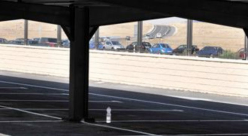Estado actual de las obras de ampliación del aparcamiento. / KAMARERO