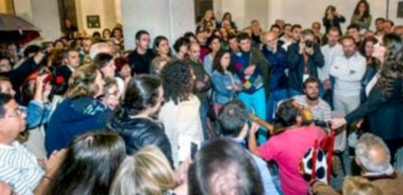 La cantaora quiso que los espectadores disfrutaran de unos fandangos de Huelva. / Kamarero