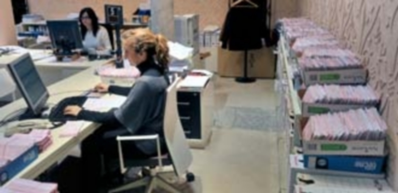 Imagen de las dependencias de la Diputación dedicadas a la recaudación de tributos. / Kamarero