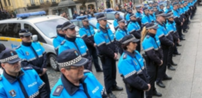 Agentes de la Policía Local de Segovia