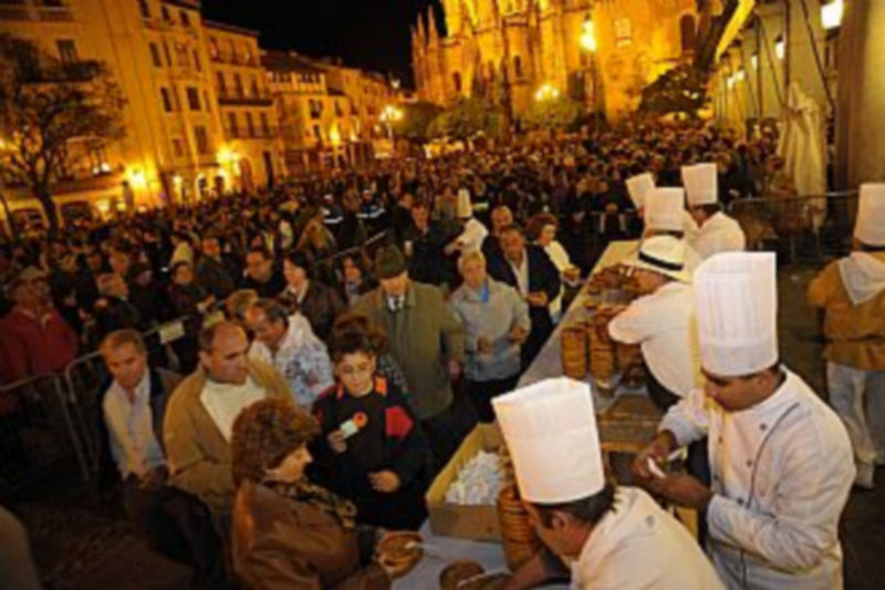La recaudación de este año de las sopas del santo