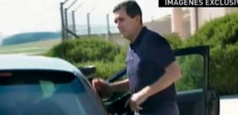 Captura de video de las imágenes grabadas por La Sexta a la llegada de Matas a la cárcel el pasado 28 de julio. / La Sexta