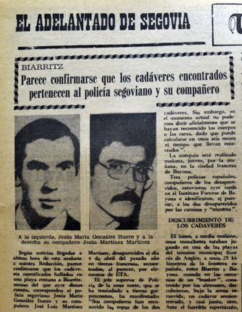 Contraportada de EL ADELANTADO de el 20 de abril de 1976. / El Adelantado
