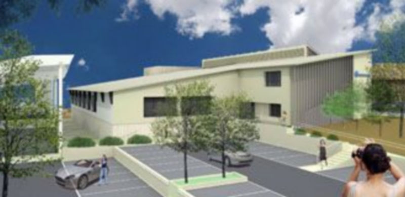 Boceto que recrea el futuro complejo deportivo Carlos Melero