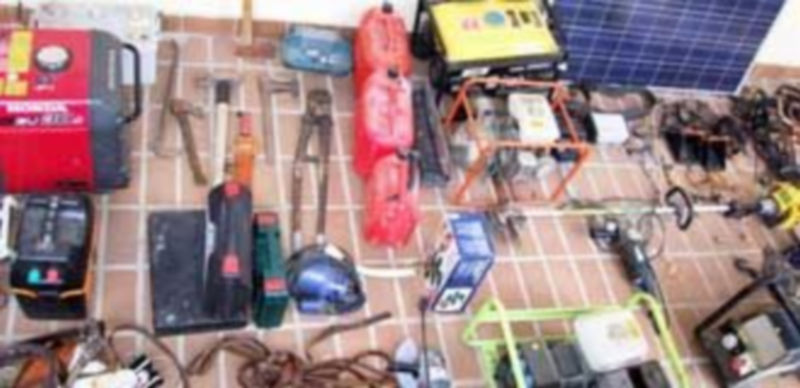 Algunos de los efectos recuperados por la Guardia Civil tras la detención. / El Adelantado