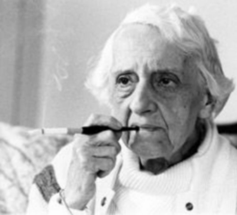 La pensadora María Zambrano fue académica de mérito de San Quirce. / E. A.