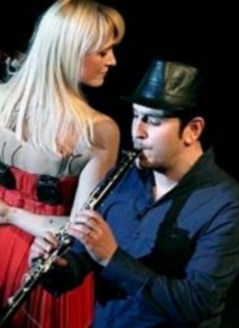 El clarinetista Marino Delgado.