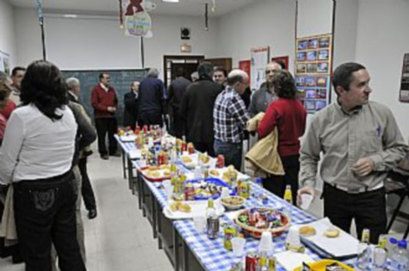 Un momento de la celebración navideña