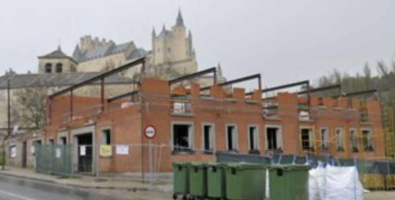 Imagen del inmueble en construcción