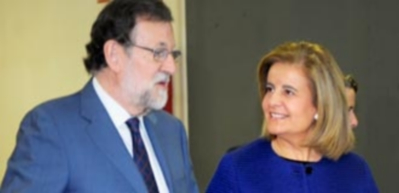 Mariano Rajoy y Fátima Báñez