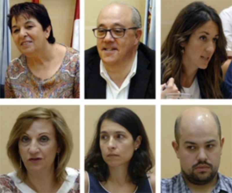 Preparados, listos, ya 1 La alcaldesa y los portavoces han alcanzado un acuerdo para la composición de las comisiones informativas. / JUAN MARTÍN