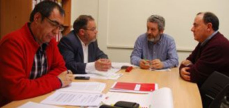 Los representantes del PSOE